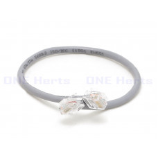 CAT5E-24AWG-SH RJ45網路線(短版水晶接頭訂製品) 網路線CAT5E 單股0.47無氧銅 RJ45 8P8C水晶頭灰色 24AWG